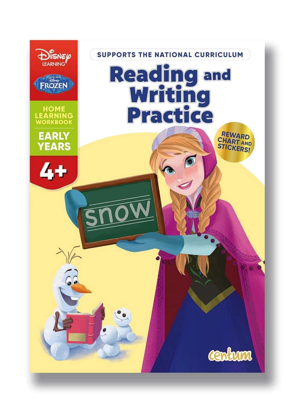 Frozen: Reading and Writing Practice 4+